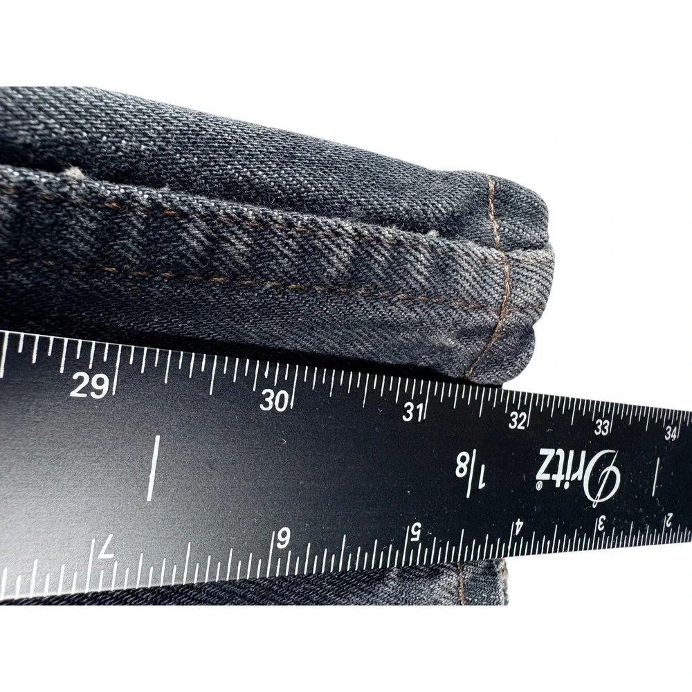 VTG Levi's Jeans Mens 31x32 Faded Charcoal Denim Heritage Straight Leg USA Made
